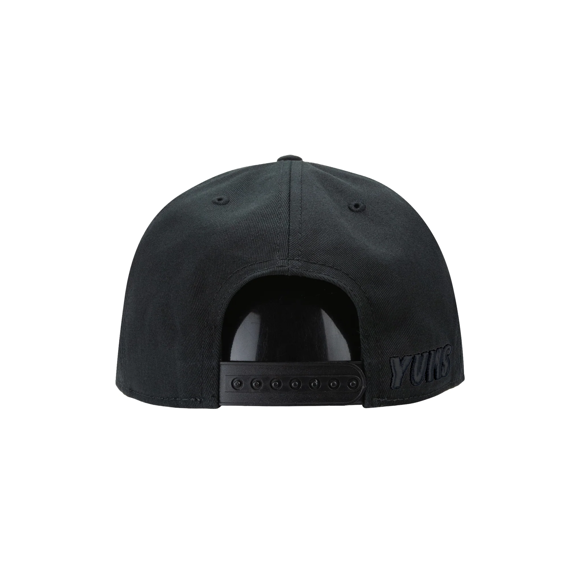 Classic Black Flat Bill Snapback - Image 3